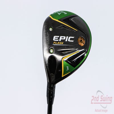 Callaway EPIC Flash Fairway Wood 3 Wood 3W 15° Fujikura Motore X F3 7 Graphite X-Stiff Left Handed 43.0in