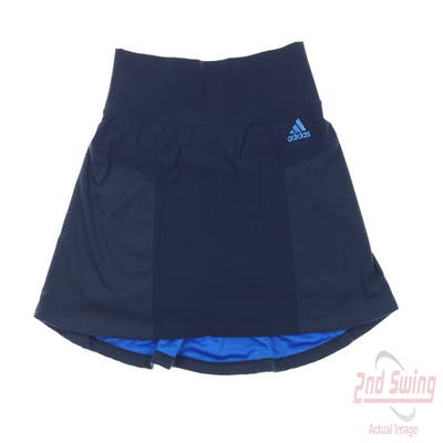 New Womens Adidas Skort Large L Navy Blue MSRP $80