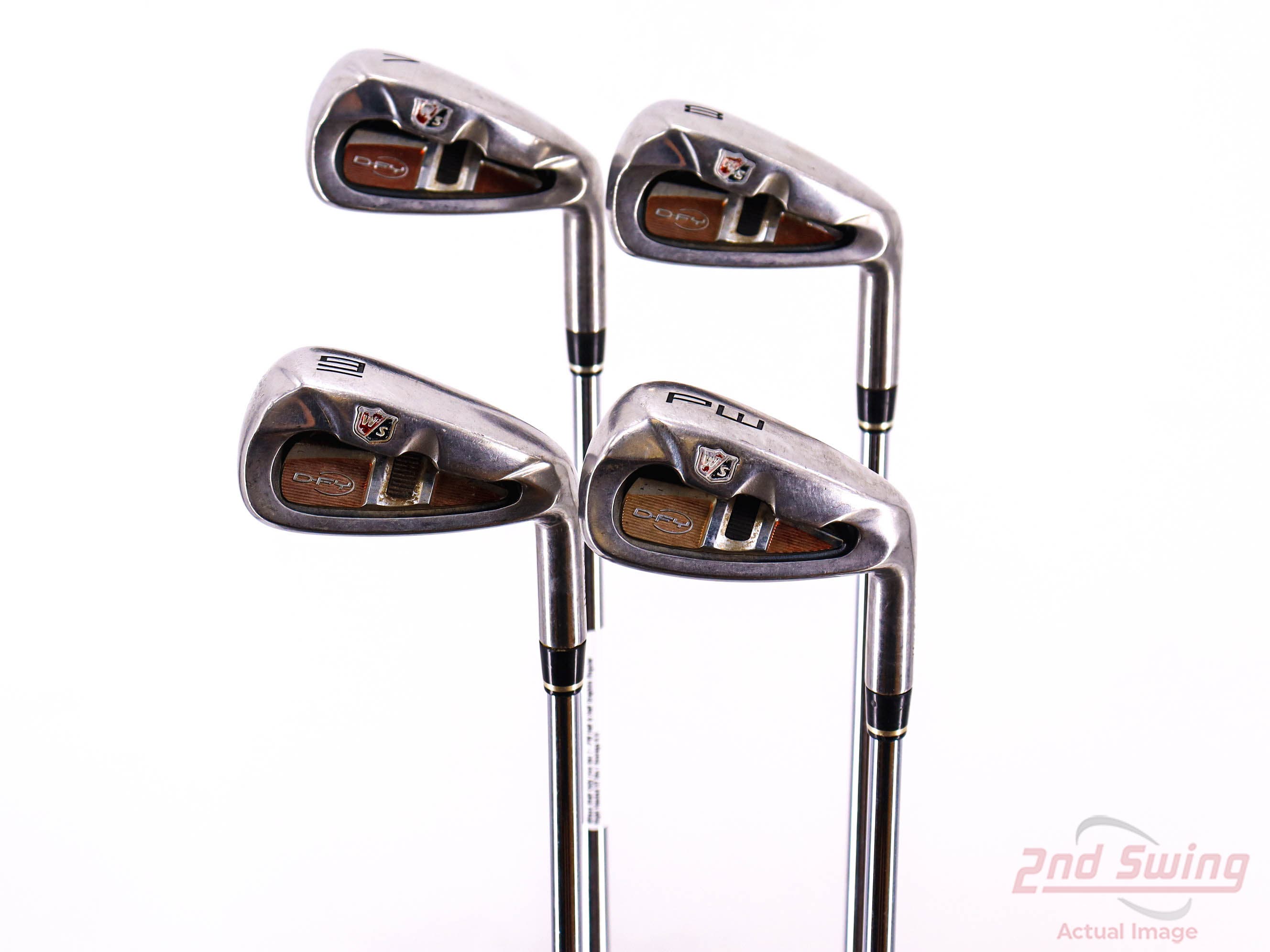 Wilson staff fg-17 fashion 2-p golf set iron right handed stiff steel flex