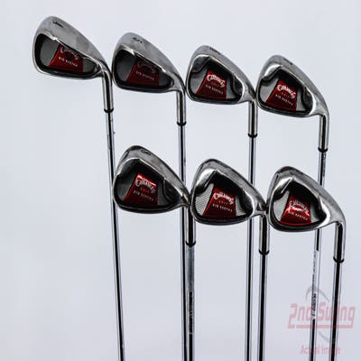 Callaway 2008 Big Bertha Iron Set 4-PW Callaway Big Bertha Steel Steel Uniflex Right Handed 38.0in