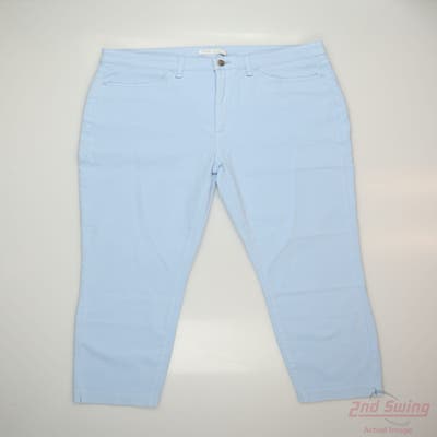 New Womens Peter Millar Pants 14 x Blue MSRP $60