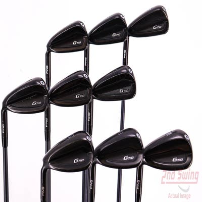 Ping G710 Iron Set 4-PW GW SW ALTA CB Red Graphite Regular Left Handed Black Dot 38.5in