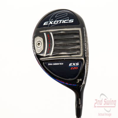 Tour Edge Exotics EXS 220 Fairway Wood 3 Wood 15° Fujikura Ventus 4t Core 5 Graphite Regular Right Handed 43.5in