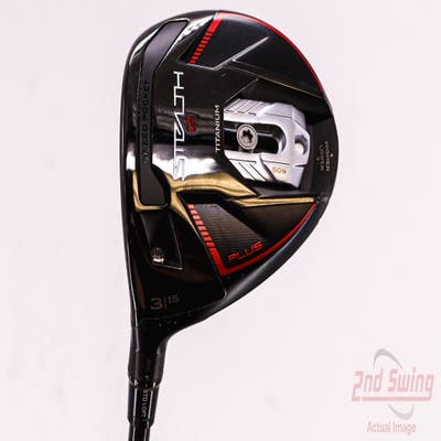 TaylorMade Stealth 2 Plus Fairway Wood 3 Wood 3W 15° Mitsubishi C6 Series Red Graphite Senior Left Handed 42.0in