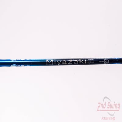 Used W/ Ping RH Adapter Miyazaki Kusala Black 72 72g Driver Shaft Stiff 43.75in