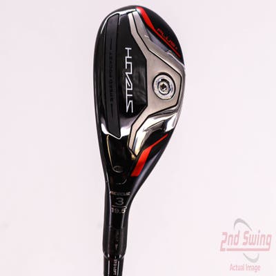 Mint TaylorMade Stealth Plus Rescue Hybrid 3 Hybrid 19° PX HZRDUS Smoke Red RDX 80 Graphite Stiff Left Handed 41.0in