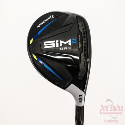 TaylorMade SIM2 MAX Fairway Wood 5 Wood 5W 18° Aldila NV Ladies 45 Graphite Ladies Right Handed 40.75in