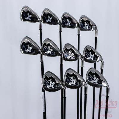 Callaway X-18 Iron Set 3-PW AW GW LW Callaway System CW75 Graphite Regular Right Handed 38.0in