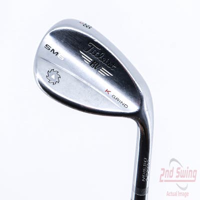 Titleist Vokey SM6 Tour Chrome Wedge Lob LW 58° 12 Deg Bounce K Grind SM6 BV Steel Wedge Flex Right Handed 35.0in