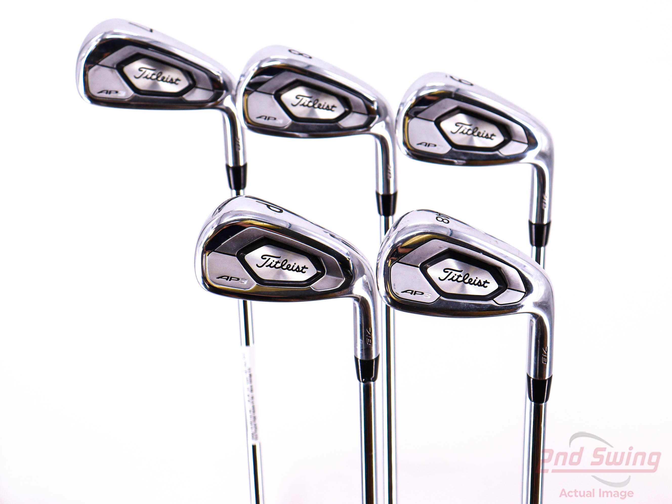 中古 Cランク （フレックスS） タイトリスト Titleist AP3 718 6S Titleist MCI 60(718) S 男性用 右利き  アイアンセット IR