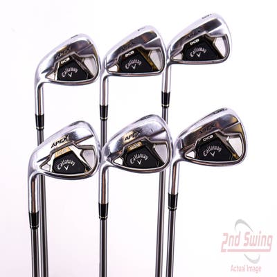 Callaway Apex DCB 21 Iron Set 6-PW GW Project X Catalyst 55 Graphite Senior Left Handed 37.5in
