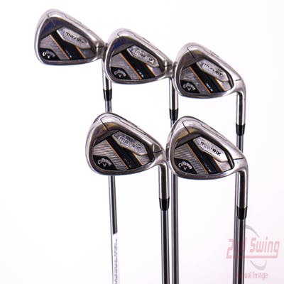 Callaway Mavrik Max Womens Iron Set 7-PW AW Project X Catalyst 55 Graphite Senior Right Handed 37.0in