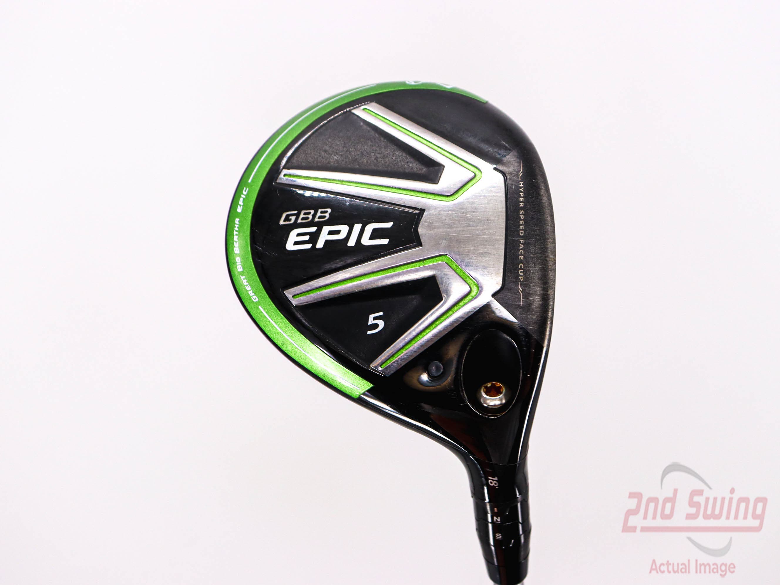 Callaway GBB Epic Fairway Wood 5 Wood 5W 18° Mitsubishi Diamana M+ Green 50  Graphite Regular Right Handed 43.0in