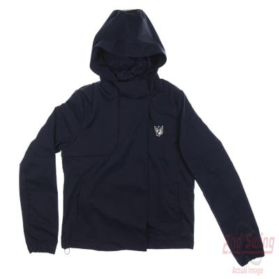 New W/ Logo Womens Nike Repel Jacket X-Small XS Navy Blue MSRP $130