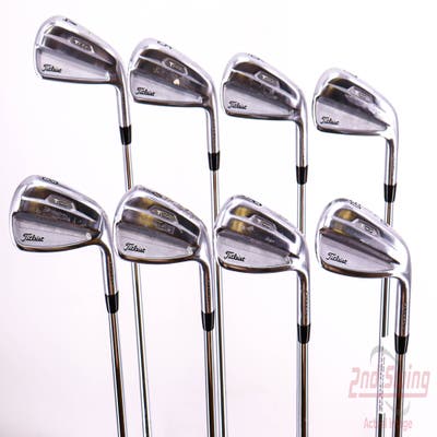 Titleist 2021 T100 Iron Set 4-PW AW Dynamic Gold Tour Issue S400 Steel Stiff Right Handed 38.0in