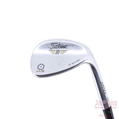 Titleist Vokey SM5 Tour Chrome Wedge Sand SW 54° 10 Deg Bounce M Grind Titleist SM5 BV Steel Wedge Flex Right Handed 35.25in