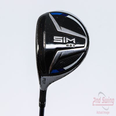 TaylorMade SIM MAX Fairway Wood 3 Wood 3W 15° Fujikura Ventus Blue 6 Graphite Stiff Left Handed 43.5in