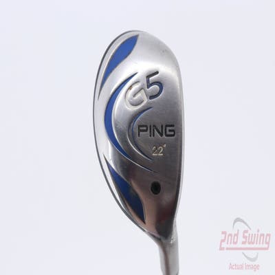 Ping G5 Hybrid 4 Hybrid 22° Ping TFC 100H Graphite Stiff Right Handed Black Dot 39.5in