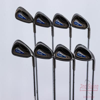 Ping G2 Iron Set 3-PW True Temper Steel Stiff Right Handed Blue Dot 38.5in