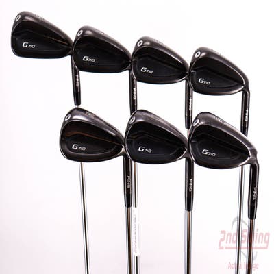 Ping G710 Iron Set 6-PW AW SW True Temper XP 95 Black R300 Steel Regular Right Handed Black Dot 38.5in