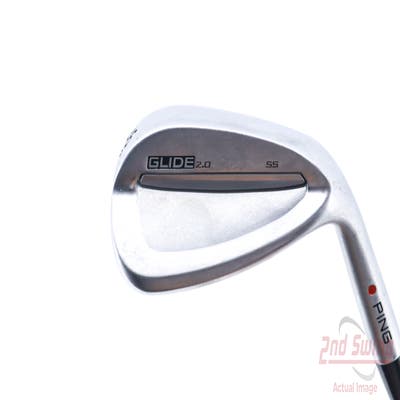 Ping Glide 2.0 Wedge Pitching Wedge PW 46° 12 Deg Bounce AWT 2.0 Steel Wedge Flex Right Handed Red dot 36.25in