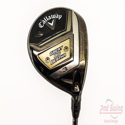 Callaway Great Big Bertha 23 Fairway Wood 3 Wood 3W 15° UST Helium Nanocore IP 40 Graphite Senior Right Handed 43.0in