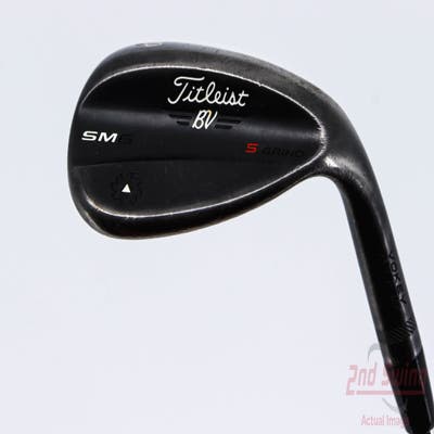 Titleist Vokey SM6 Jet Black Wedge Lob LW 60° 10 Deg Bounce S Grind Titleist Vokey BV Steel Wedge Flex Right Handed 35.0in