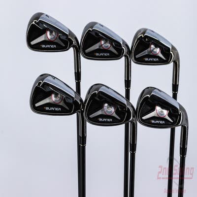 TaylorMade 2009 Burner Iron Set 4-9 Iron Fujikura ATMOS 6 Red Graphite Regular Right Handed 39.0in