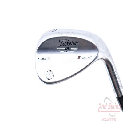 Titleist Vokey SM6 Tour Chrome Wedge Sand SW 56° 10 Deg Bounce S Grind SM6 BV Steel Wedge Flex Right Handed 35.0in