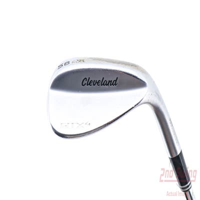 Cleveland RTX 4 Tour Satin Wedge Sand SW 56° 10 Deg Bounce Dynamic Gold Tour Issue S400 Steel Stiff Right Handed 35.25in