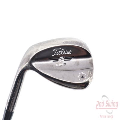 Titleist Vokey SM7 Brushed Steel Wedge Lob LW 60° 10 Deg Bounce S Grind SM7 BV Steel Wedge Flex Left Handed 35.5in