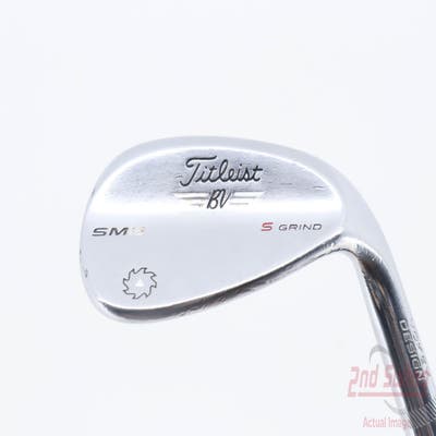 Titleist Vokey SM6 Tour Chrome Wedge Sand SW 54° 10 Deg Bounce S Grind SM6 BV Steel Wedge Flex Right Handed 35.0in