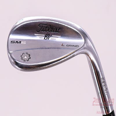 Titleist Vokey SM6 Tour Chrome Wedge Lob LW 58° 4 Deg Bounce L Grind SM6 BV Steel Wedge Flex Right Handed 35.0in