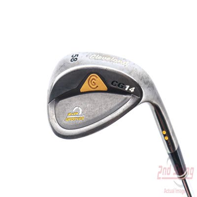 Cleveland CG14 Gunmetal Wedge Lob LW 58° 12 Deg Bounce Cleveland Traction Wedge Steel Wedge Flex Right Handed 35.25in