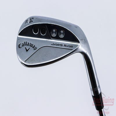 Callaway Jaws Raw Chrome Wedge Sand SW 54° 8 Deg Bounce C Grind Dynamic Gold Spinner TI Steel Wedge Flex Right Handed 35.25in