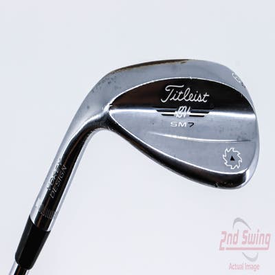 Titleist Vokey SM7 Tour Chrome Wedge Lob LW 60° 12 Deg Bounce D Grind SM7 BV Steel Wedge Flex Left Handed 35.0in