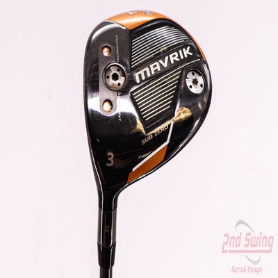 Callaway Mavrik Sub Zero Fairway Wood 3 Wood 3W 15° Project X EvenFlow Riptide 60 Graphite Stiff Left Handed 43.0in