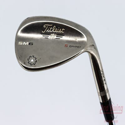 Titleist Vokey SM6 Steel Grey Wedge Sand SW 56° 10 Deg Bounce S Grind SM6 BV Steel Wedge Flex Right Handed 35.25in