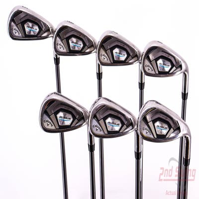 Callaway Rogue Iron Set 5-PW AW Aldila Synergy Blue 60 Graphite Regular Right Handed 38.25in