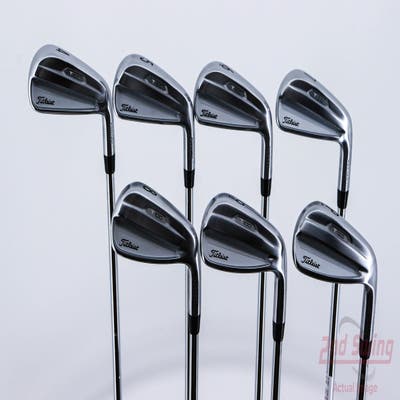 Mint Titleist 2021 T100 Iron Set 4-PW FST KBS Tour FLT Steel Regular Right Handed 37.75in