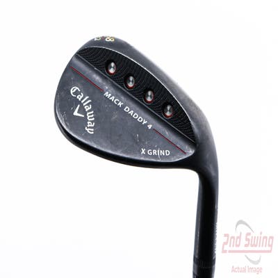 Callaway Mack Daddy 4 Black Wedge Lob LW 58° 12 Deg Bounce X Grind Dynamic Gold Tour Issue 115 Steel Stiff Right Handed 35.0in