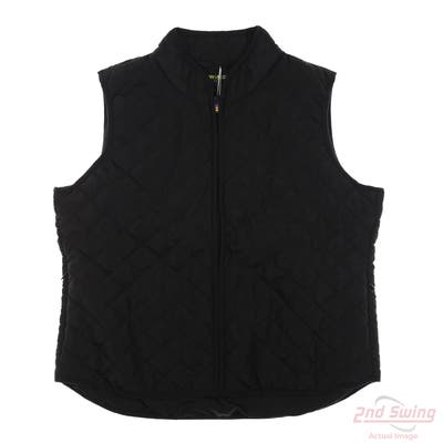 New Womens Swing Control Golf Vest Small S Black MSRP $120