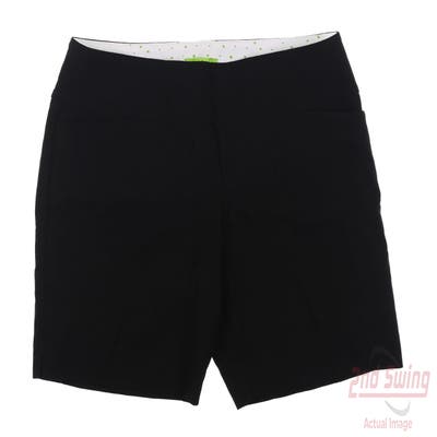 New Womens Swing Control Golf Shorts 8 Black MSRP $125