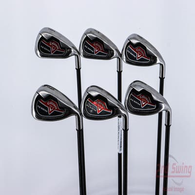 Callaway 2006 Big Bertha Iron Set 6-PW AW Stock Graphite Shaft Graphite Regular Right Handed 37.25in