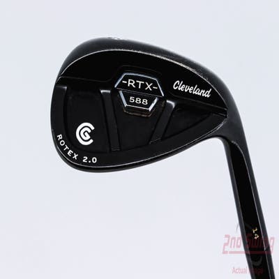 Cleveland 588 RTX 2.0 CB Black Satin Wedge Sand SW 56° 14 Deg Bounce Cleveland ROTEX Wedge Steel Wedge Flex Right Handed 35.75in