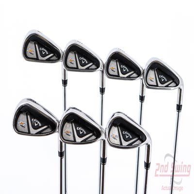 Callaway X2 Hot Iron Set 4-PW True Temper Speed Step 85 Steel Stiff Right Handed 38.5in