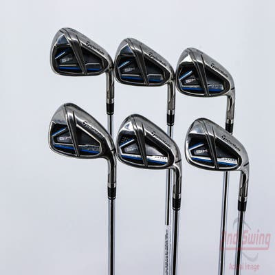 TaylorMade SIM MAX OS Iron Set 6-PW AW True Temper Dynamic Gold S300 Steel Stiff Right Handed 38.0in