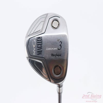 MacGregor MacTec NVG2 Draw Fairway Wood 3 Wood 3W 15° Stock Graphite Shaft Graphite Stiff Right Handed 43.0in