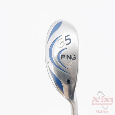 Ping G5 Hybrid 4 Hybrid 22° Grafalloy ProLaunch Blue HY Graphite Stiff Right Handed 39.25in