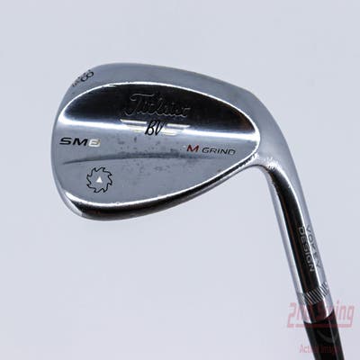 Titleist Vokey SM6 Tour Chrome Wedge Lob LW 58° 8 Deg Bounce M Grind SM6 BV Steel Wedge Flex Right Handed 35.5in